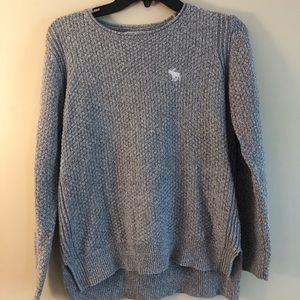 Girls Abercrombie Gray Sweater
